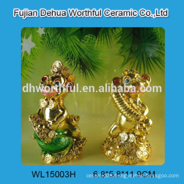 Decorative electroplate polyresin monkey figurine in high quality